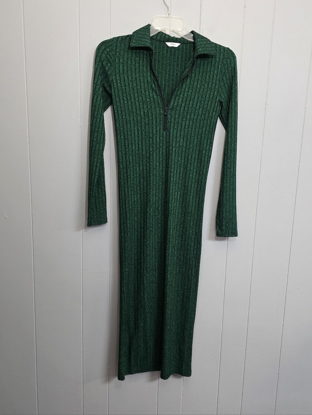 Envil Green & Black Long Sleeve Dress Size S
